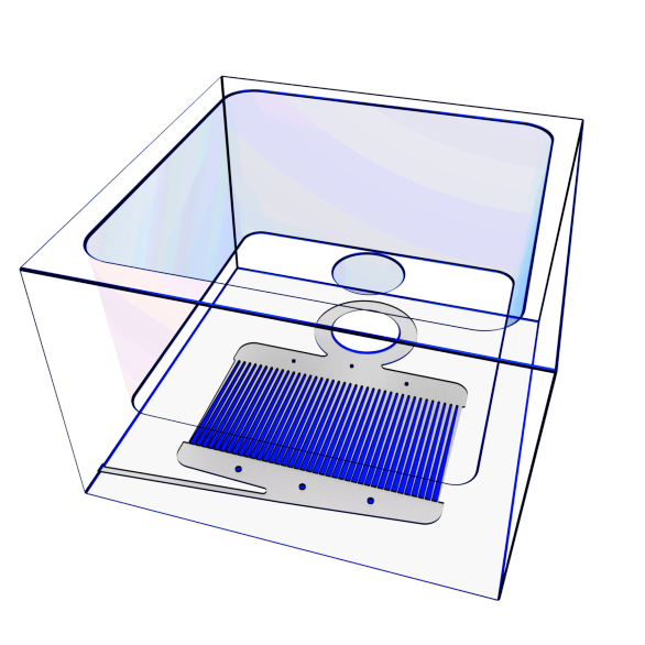 Single-well vivoChip illustration